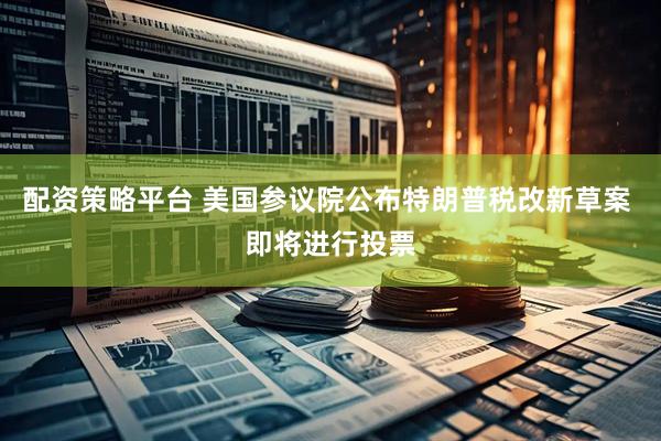 配资策略平台 美国参议院公布特朗普税改新草案 即将进行投票